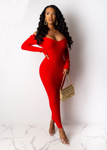 SO OVER IT MINI DRESS (RED)