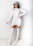 ALL OR NOTHING DRESS (WHITE)