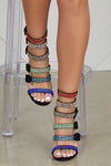 QUEEN MULTI BLING HEELS - thetrendygurl